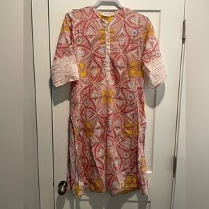 Roller Rabbit Pink Kaftan